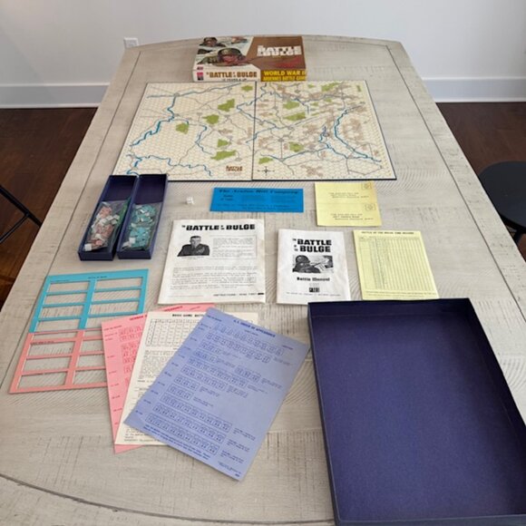 1965 Avalon Hill – The Battle of the Bulge Complete • Very Good Condition - Picture 2 of 10
